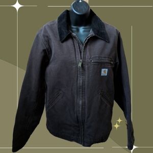 ✨ Carhartt Men's Detroit Duck Jacket Dark Brown Size S